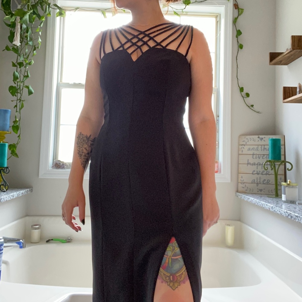 Niteline Della Roufogali Black Dress